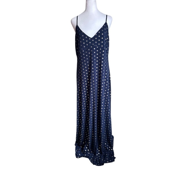 Michael Kors Medallion Foil Print Matte Jersey Slip Dress Size XL - Picture 3 of 17